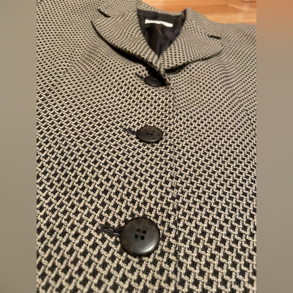 Missoni Donna 100% Wool Black/White Geometric Blazer Made In Italy Womens Size 6 - Picture 4 of 14